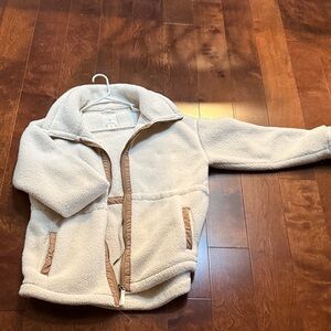 Women's Cream Teddy Jacket